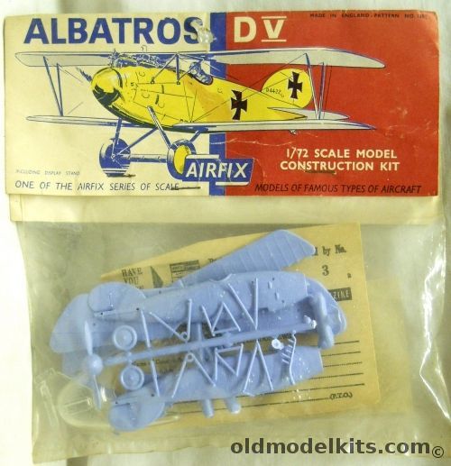 Airfix 1/72 Albatros D-Va - Type Two Logo Bagged, 1393 plastic model kit